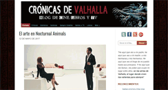 Desktop Screenshot of cronicasdevalhalla.com