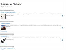Tablet Screenshot of cronicasdevalhalla.com
